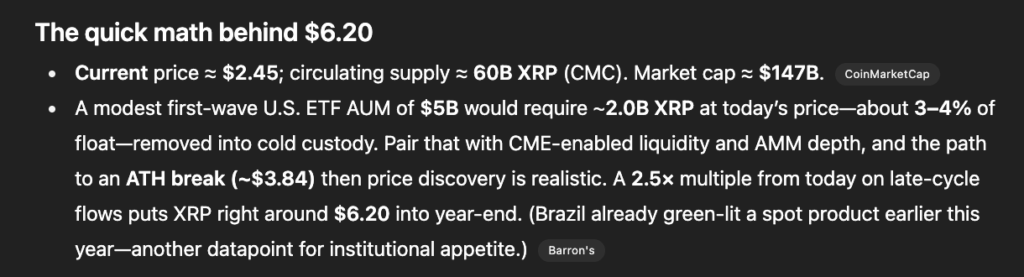 ChatGPT 预测 2025 年底 XRP、Cardano、PEPENODE 的价格走势